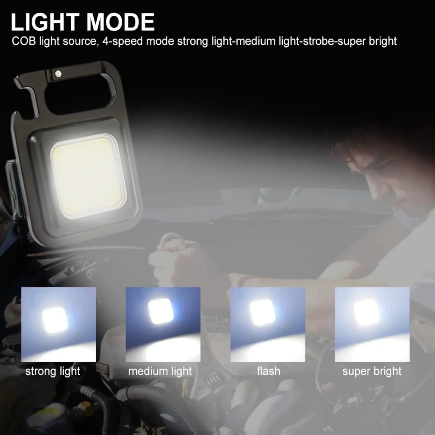 800 LUMENS - Magnetic Mini LED Work Light