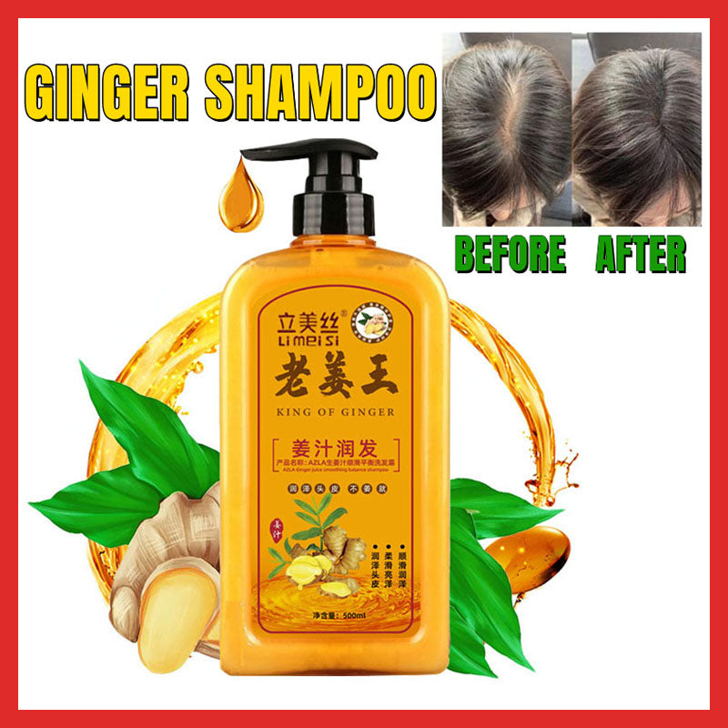 Hair Growth Ginger Shampoo Anti-Hair Loss Anti-Dandruff